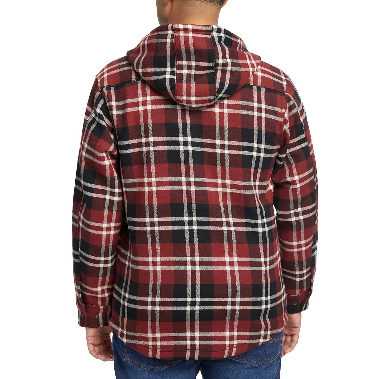 bucksaw_bonded_shirt_jac_3.webp Wolverine Bucksaw Bonded Shirt Jac Garnet Plaid Discount